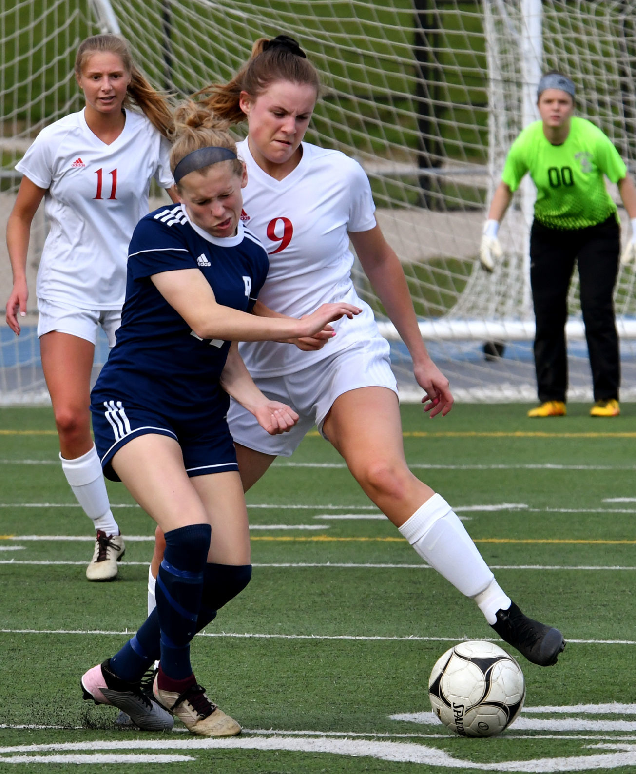 North Scott vs Pleasant Valley girls soccer
